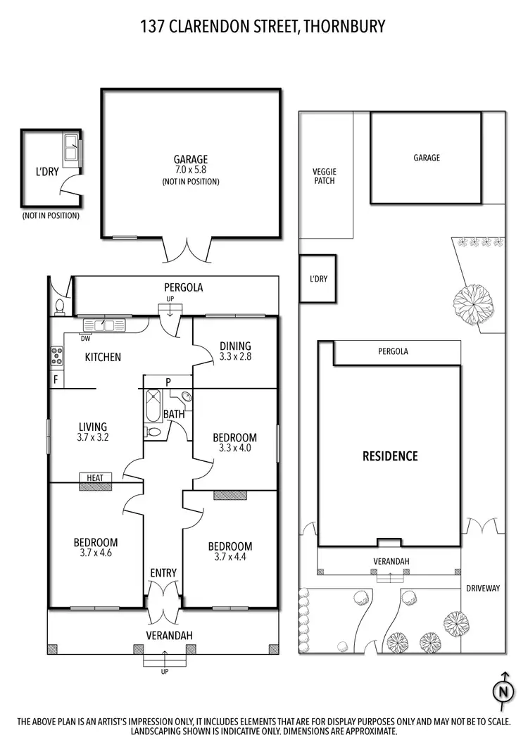 Floorplan of Homely house listing, 137 Clarendon Street, Thornbury VIC 3071