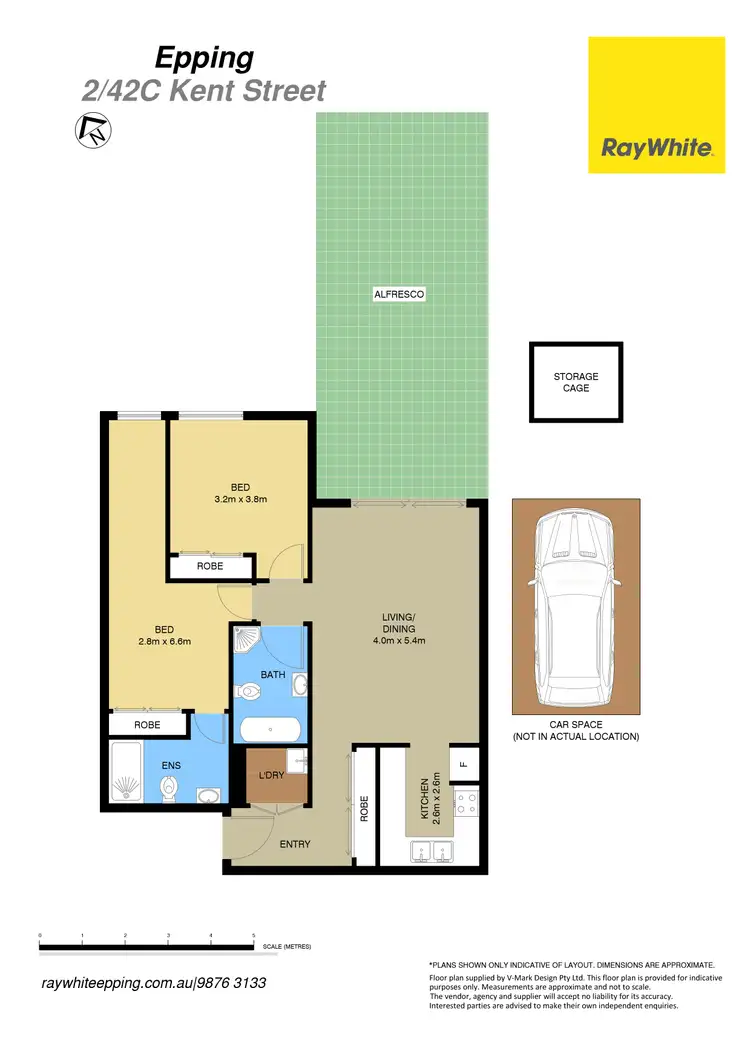 Floorplan of Homely apartment listing, 2/42C Kent Street, Epping NSW 2121