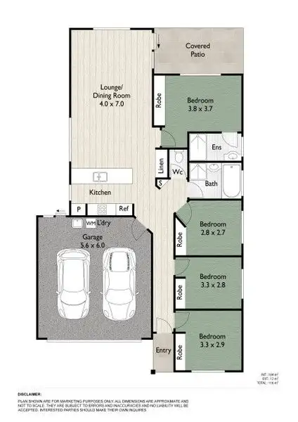 Floorplan of Homely house listing, 8 Hartley Crescent, North Lakes QLD 4509