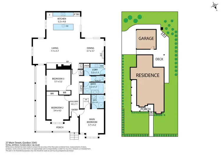 Floorplan of Homely house listing, 27 Main Street, Gordon VIC 3345