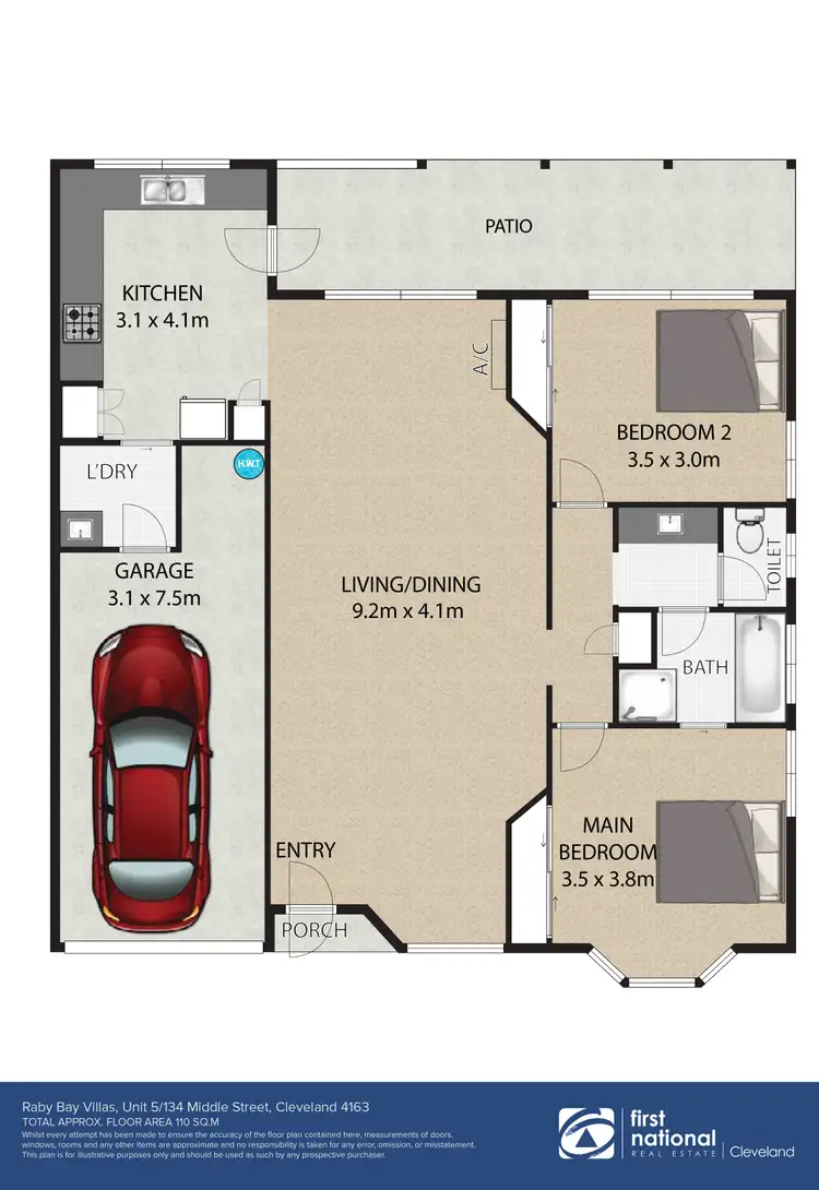 Floorplan of Homely house listing, 5/134-136 Middle Street, Cleveland QLD 4163