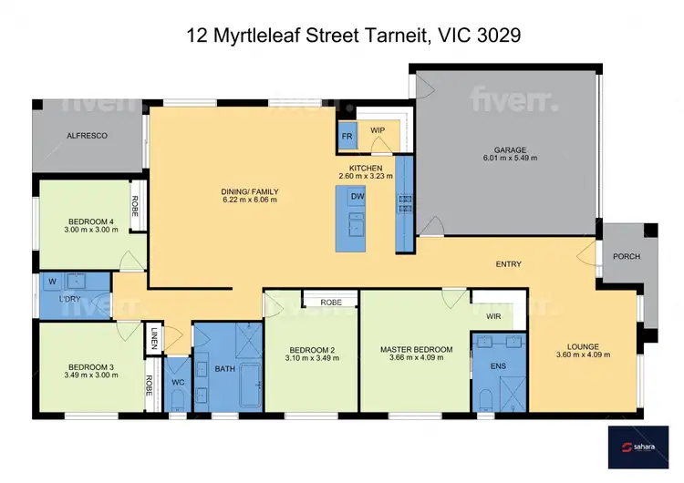 Floorplan of Homely house listing, 12 Myrtleleaf Street, Tarneit VIC 3029