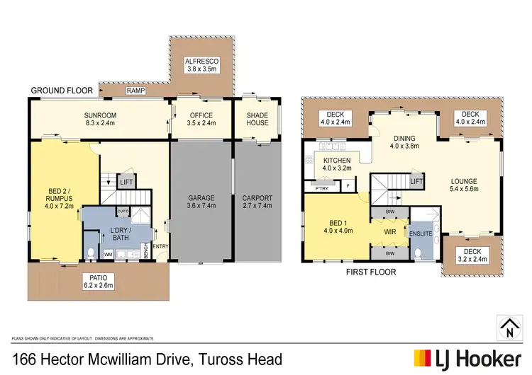 Floorplan of Homely house listing, 166 Hector McWilliam Drive, Tuross Head NSW 2537
