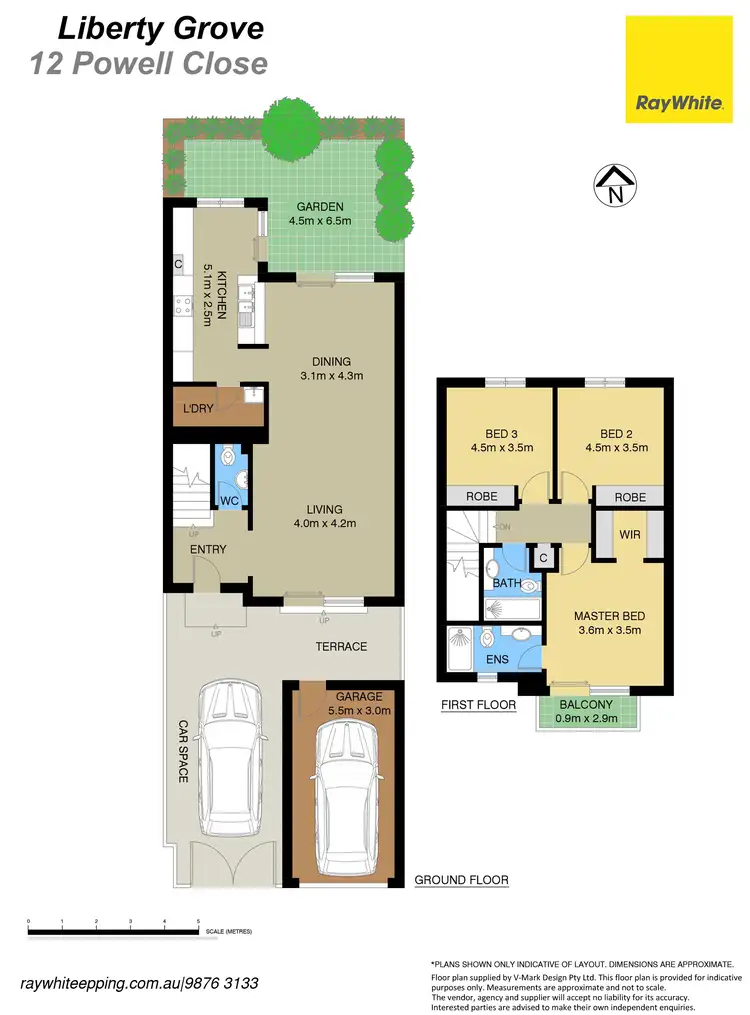 Floorplan of Homely townhouse listing, 12 Powell Close, Liberty Grove NSW 2138
