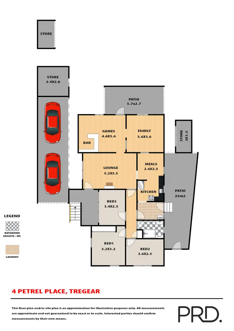 Floorplan of Homely house listing, 4 Petrel Place, Tregear NSW 2770