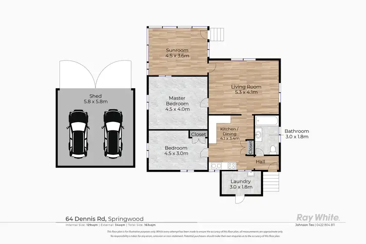 Floorplan of Homely house listing, 64 Dennis Road, Springwood QLD 4127