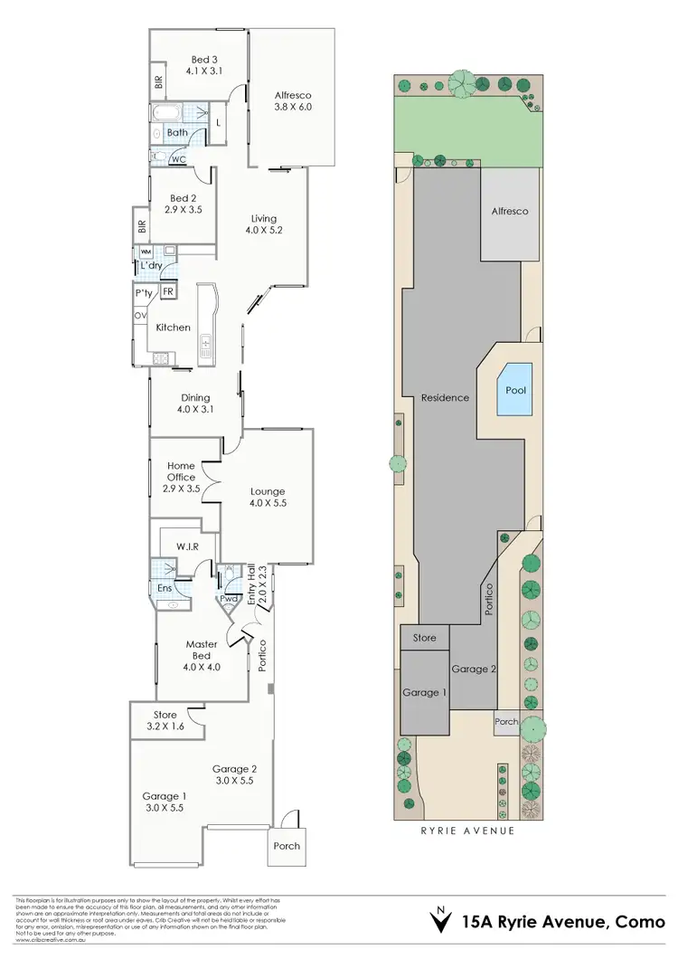 Floorplan of Homely house listing, 15A Ryrie Avenue, Como WA 6152