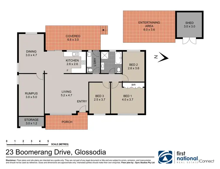 Floorplan of Homely house listing, 23 Boomerang Drive, Glossodia NSW 2756