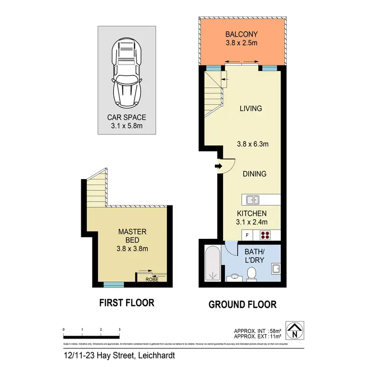Floorplan of Homely apartment listing, 12/11-23 Hay Street, Leichhardt NSW 2040
