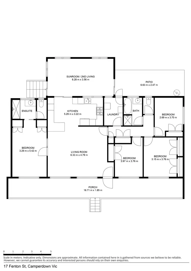 Floorplan of Homely house listing, 17 Fenton Street, Camperdown VIC 3260