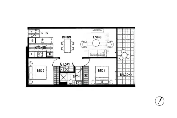 Floorplan of Homely apartment listing, 176/264 City Walk, City ACT 2601
