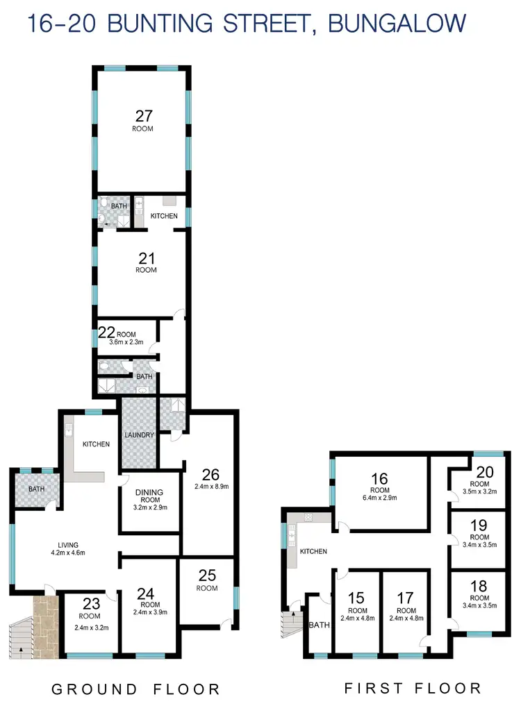Floorplan of Homely house listing, 16 Bunting Street, Bungalow QLD 4870