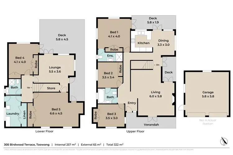 Floorplan of Homely house listing, 305 Birdwood Terrace, Toowong QLD 4066