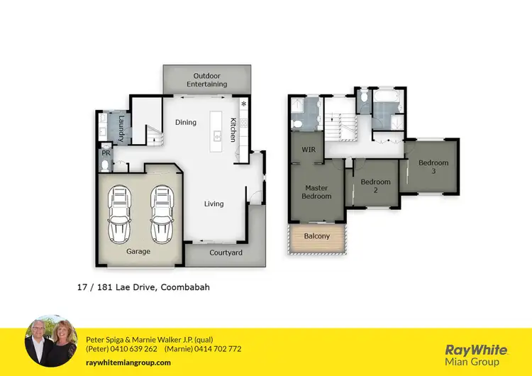 Floorplan of Homely townhouse listing, 17/181 Lae Drive, Coombabah QLD 4216