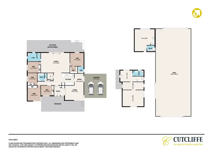 Floorplan of Homely rural property listing, 38 Bocks Road, Oakville NSW 2765