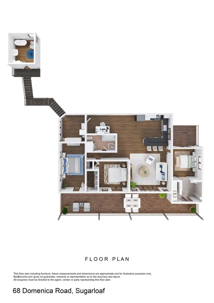 Floorplan of Homely house listing, 68 Domenica Road, Sugarloaf QLD 4800