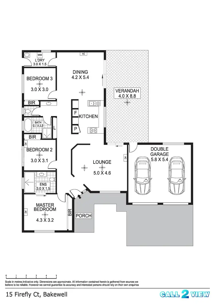 Floorplan of Homely house listing, 15 Firefly Court, Bakewell NT 832