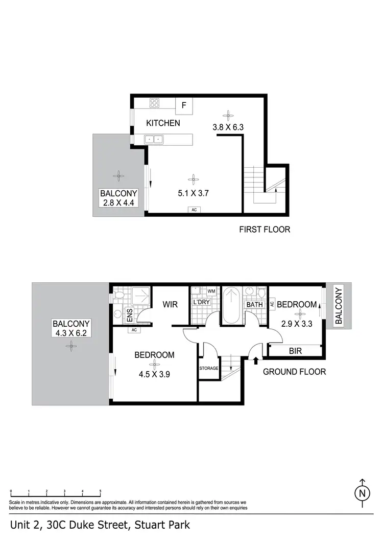 Floorplan of Homely apartment listing, 2/30C Duke Street, Stuart Park NT 820