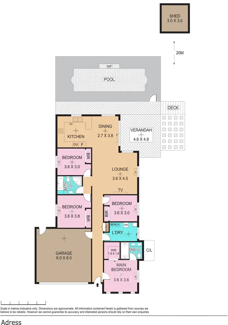Floorplan of Homely house listing, 148 Lind Road, Johnston NT 832
