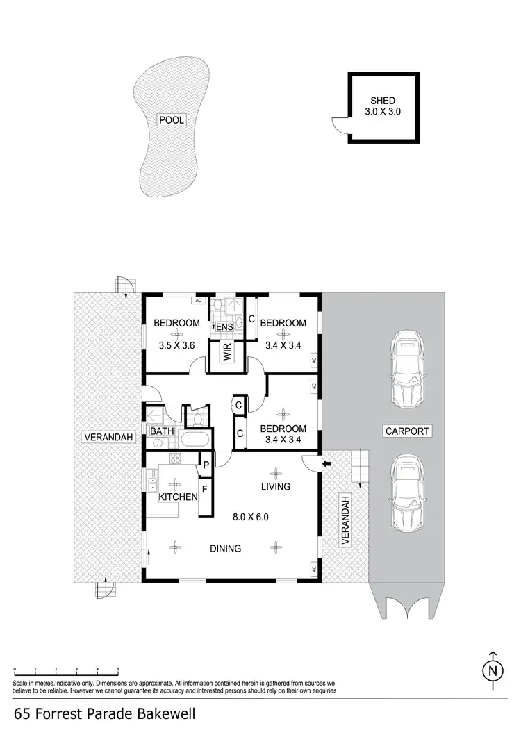 Floorplan of Homely house listing, 65 Forrest Parade, Bakewell NT 832