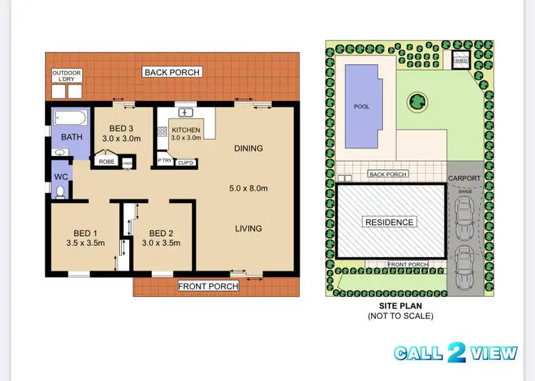 Floorplan of Homely house listing, 3 Polaris Court, Woodroffe NT 830
