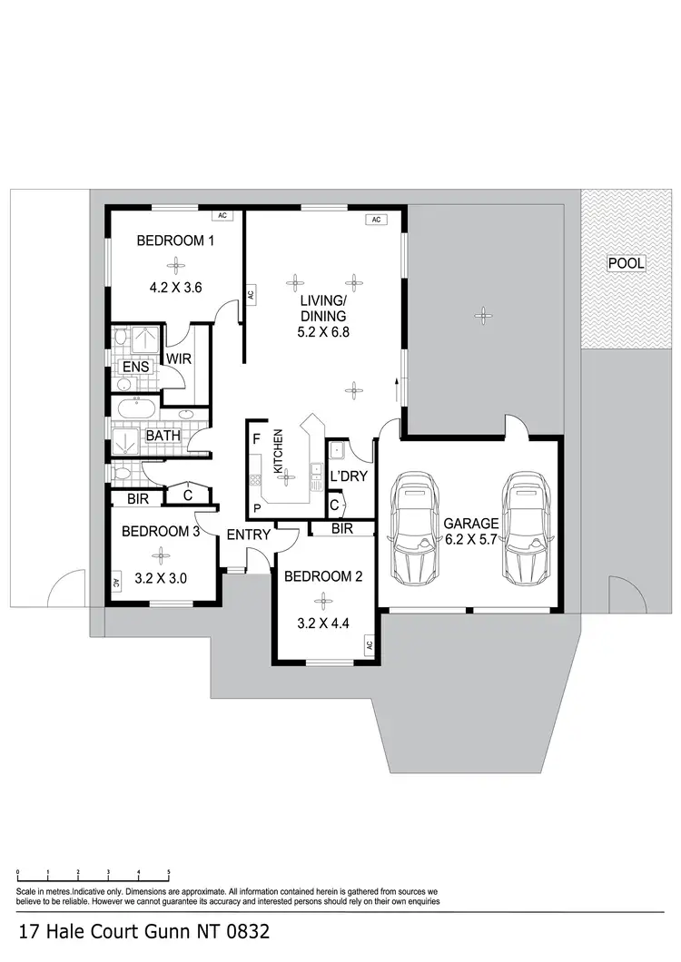 Floorplan of Homely house listing, 17 Hale Court, Gunn NT 832