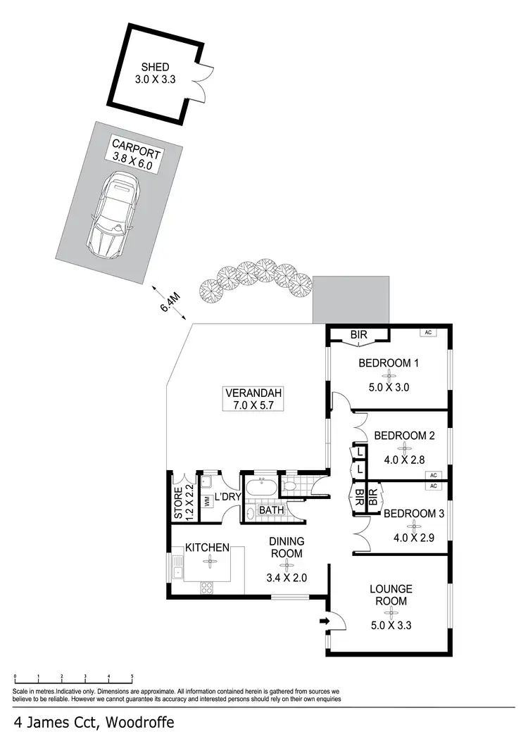Floorplan of Homely house listing, 4 James Circuit, Woodroffe NT 830