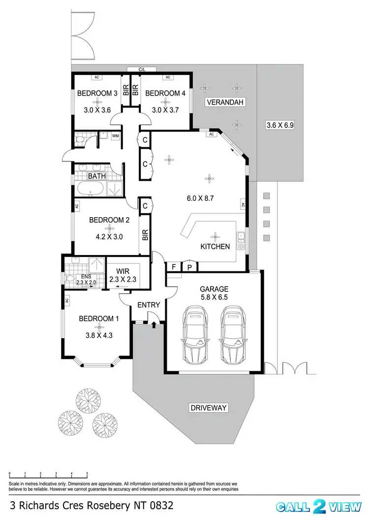 Floorplan of Homely house listing, 3 Richards Crescent, Rosebery NT 832