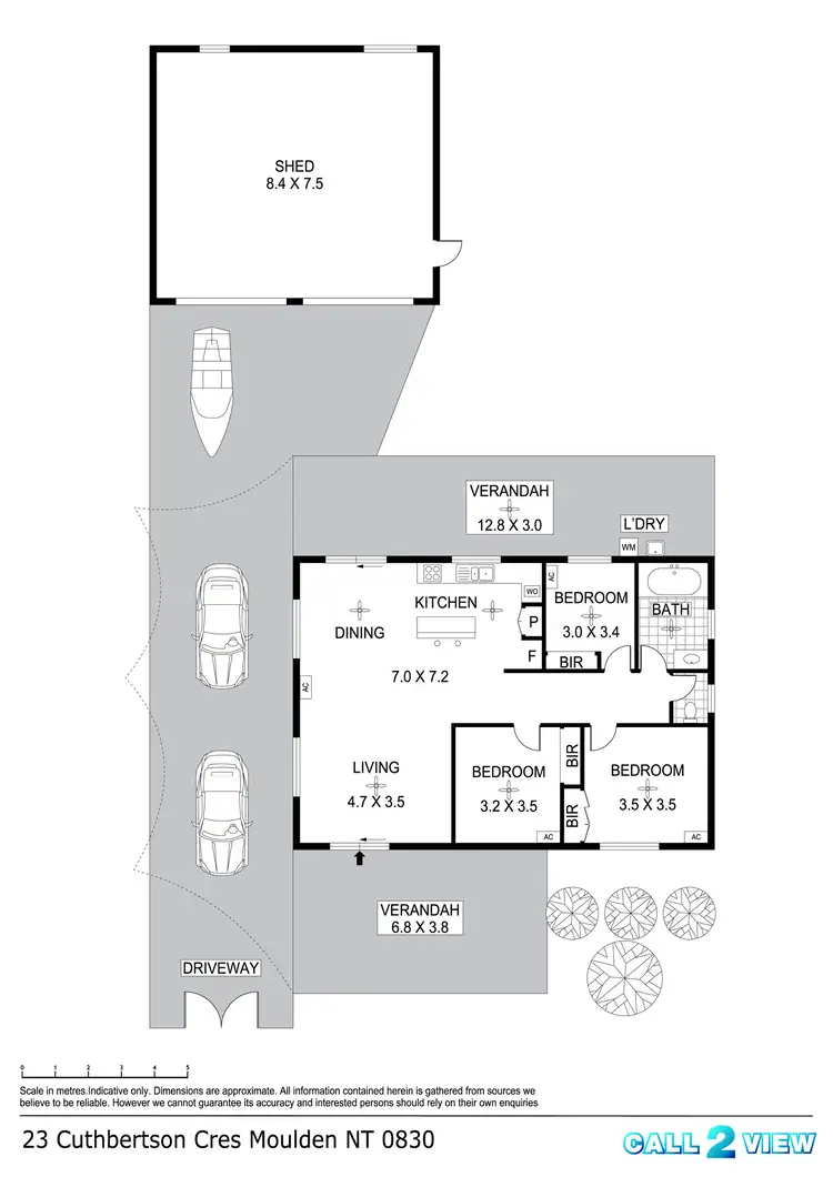 Floorplan of Homely house listing, 23 Cuthbertson Crescent, Moulden NT 830