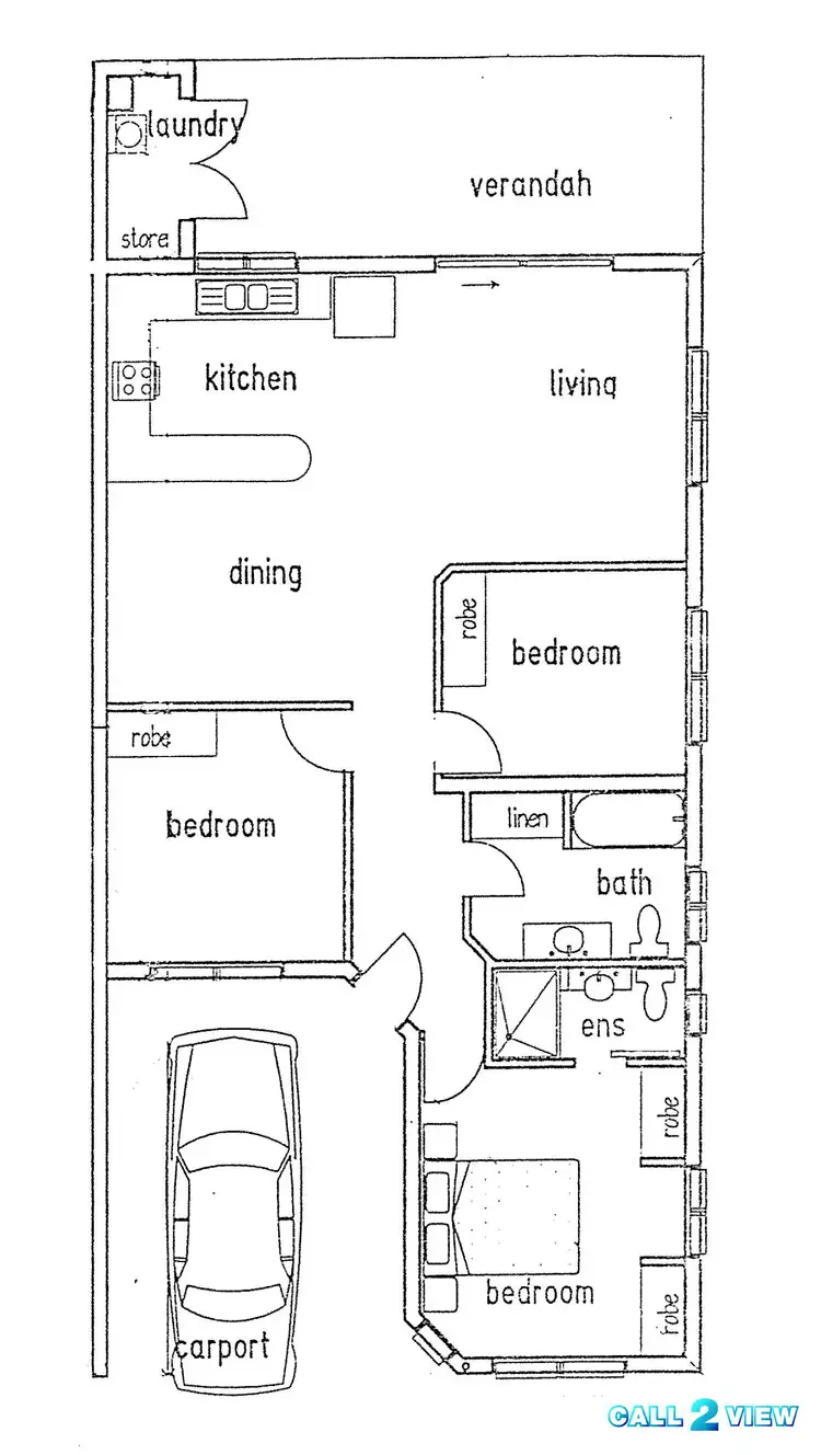 Floorplan of Homely house listing, 2/28 Hutchison Terrace, Bakewell NT 832