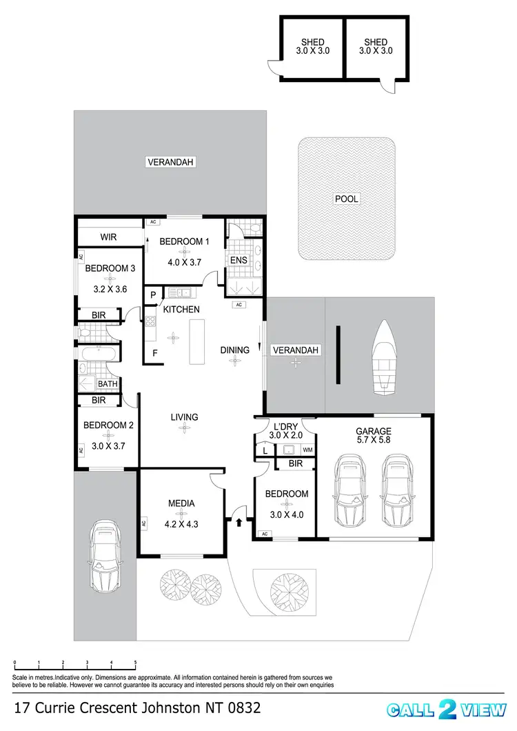 Floorplan of Homely house listing, 17 Currie Crescent, Johnston NT 832
