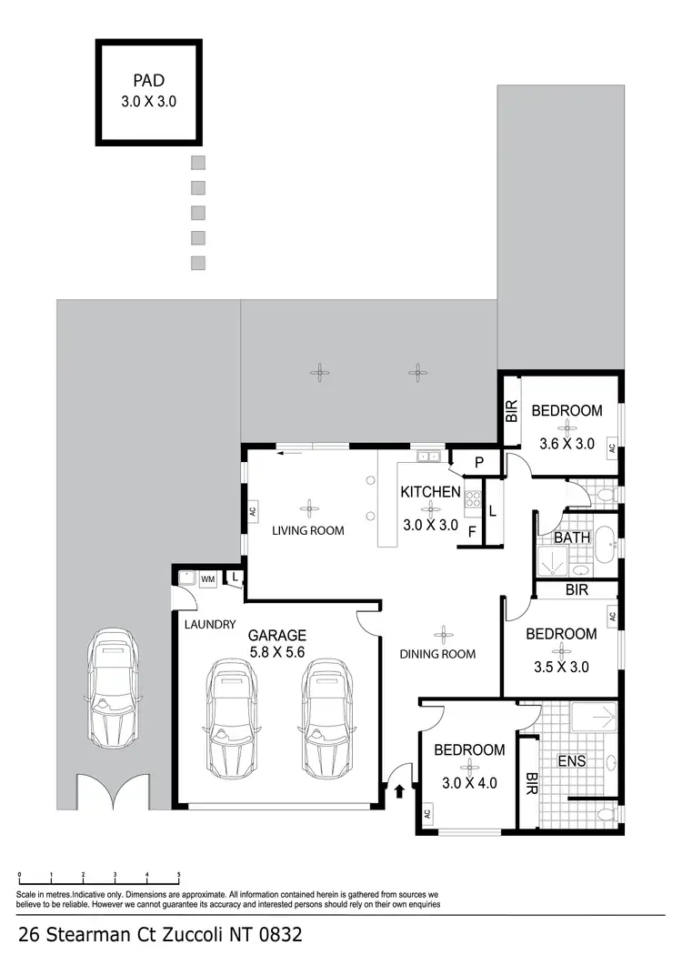 Floorplan of Homely house listing, 26 Stearman, Zuccoli NT 832