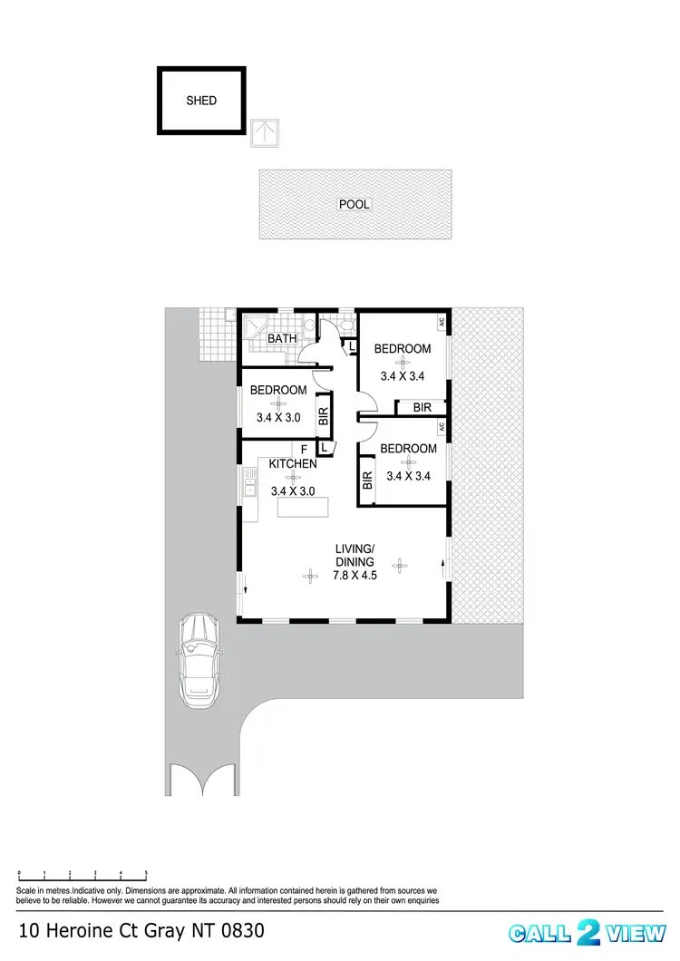 Floorplan of Homely house listing, 10 Heroine Court, Gray NT 830