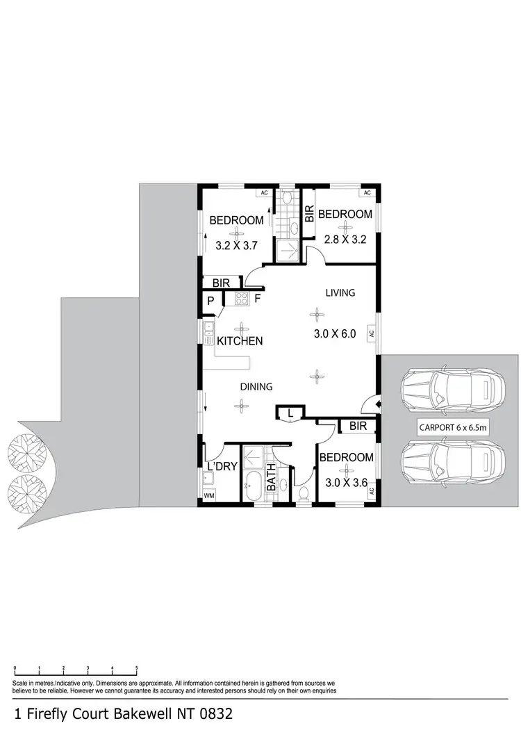 Floorplan of Homely house listing, 1 Firefly Court, Bakewell NT 832
