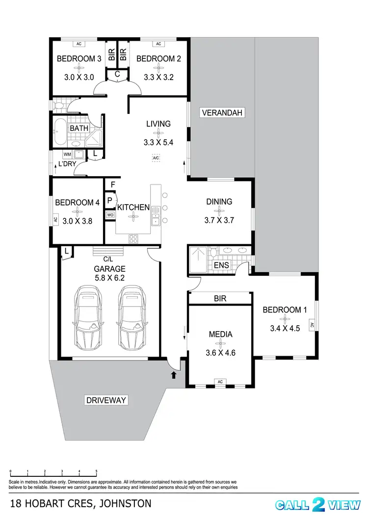 Floorplan of Homely house listing, 18 Hobart Crescent, Johnston NT 832