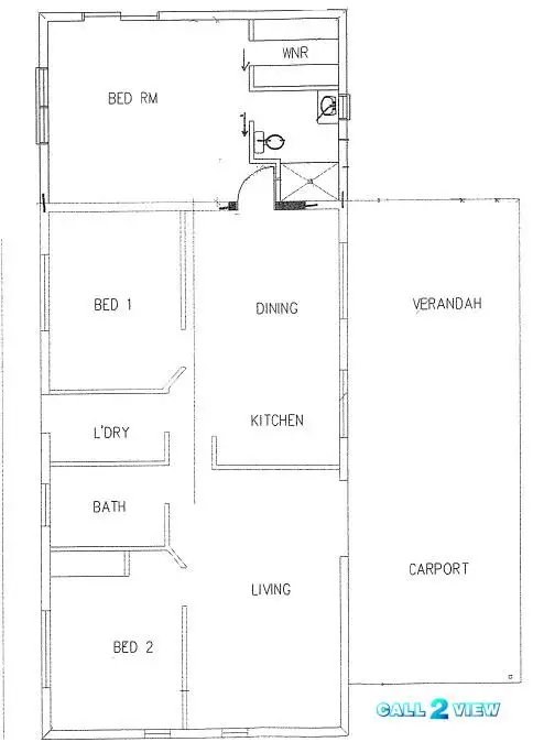 Floorplan of Homely house listing, 85 Hutchison Terrace, Bakewell NT 832