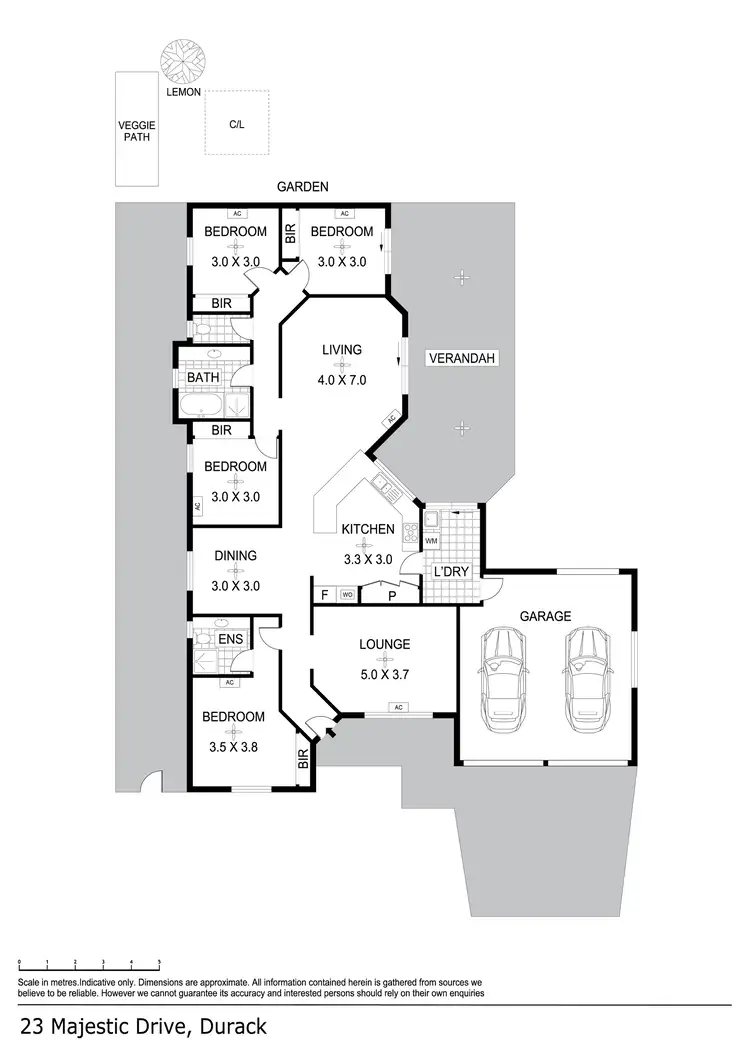Floorplan of Homely house listing, 23 Majestic Drive, Durack NT 830