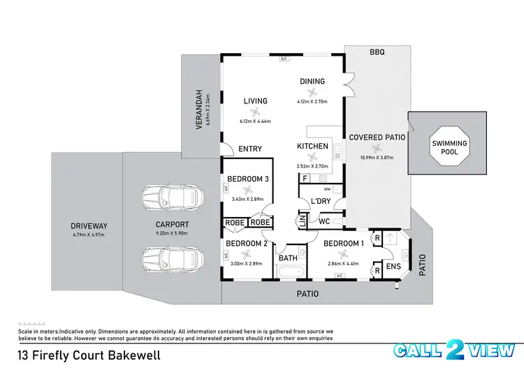 Floorplan of Homely house listing, 13 Firefly Court, Bakewell NT 832