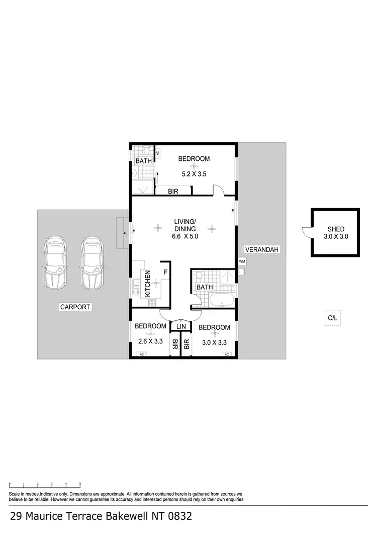 Floorplan of Homely house listing, 29 Maurice Terrace, Bakewell NT 832