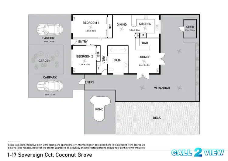 Floorplan of Homely house listing, 1/17 Sovereign Circuit, Coconut Grove NT 810