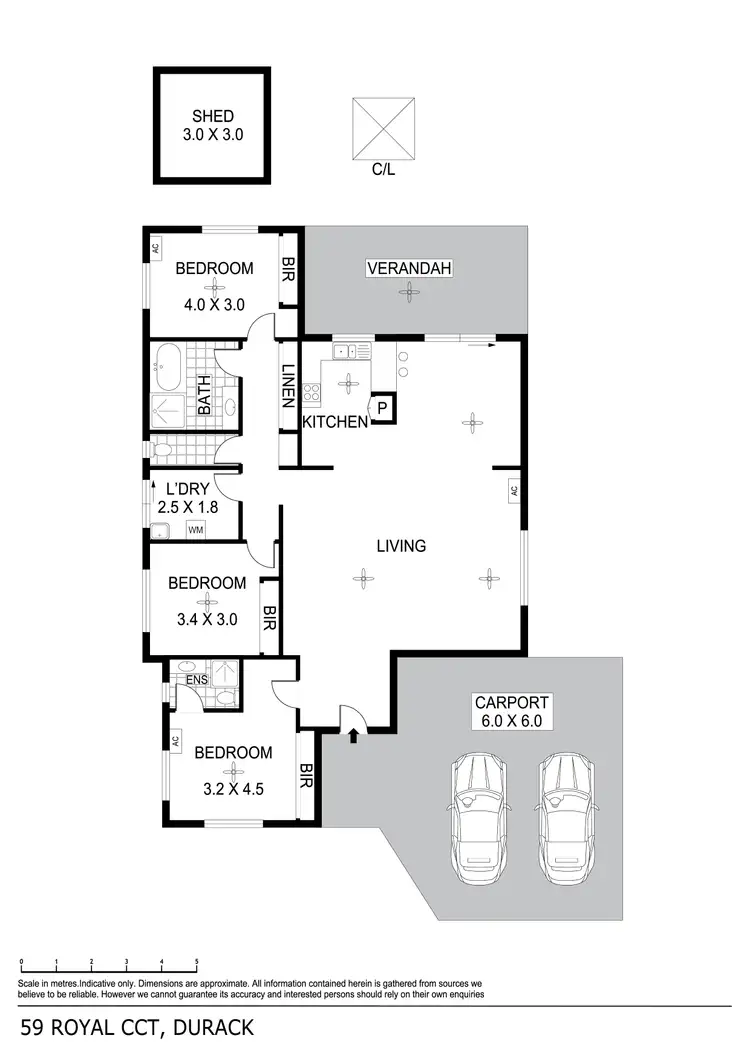Floorplan of Homely house listing, 59 Royal Circuit, Durack NT 830