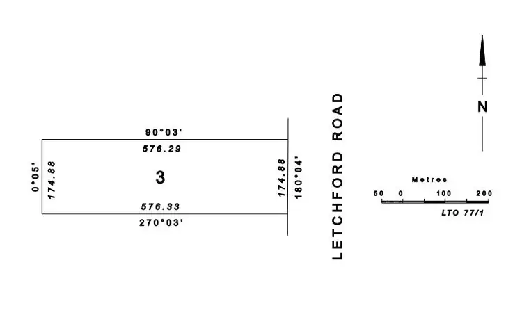 Floorplan of Homely land listing, 830 Letchford Road, Darwin River NT 841