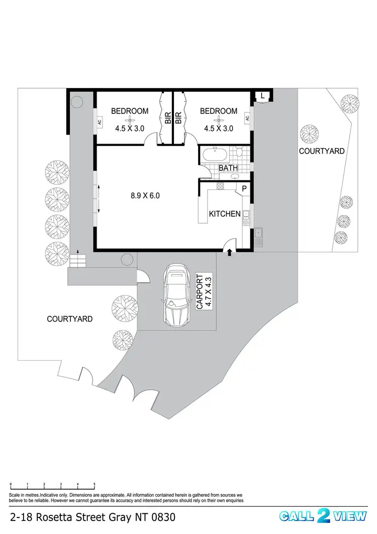 Floorplan of Homely house listing, 2/32 Rosetta Street, Gray NT 830