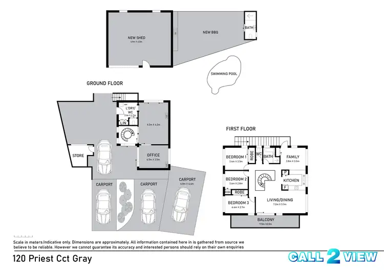 Floorplan of Homely house listing, 120 Priest Circuit, Gray NT 830