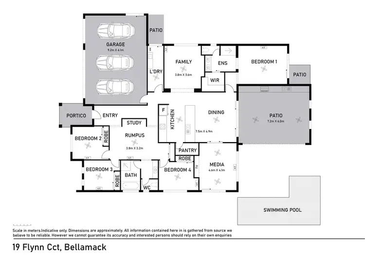 Floorplan of Homely house listing, 19 Flynn Circuit, Bellamack NT 832