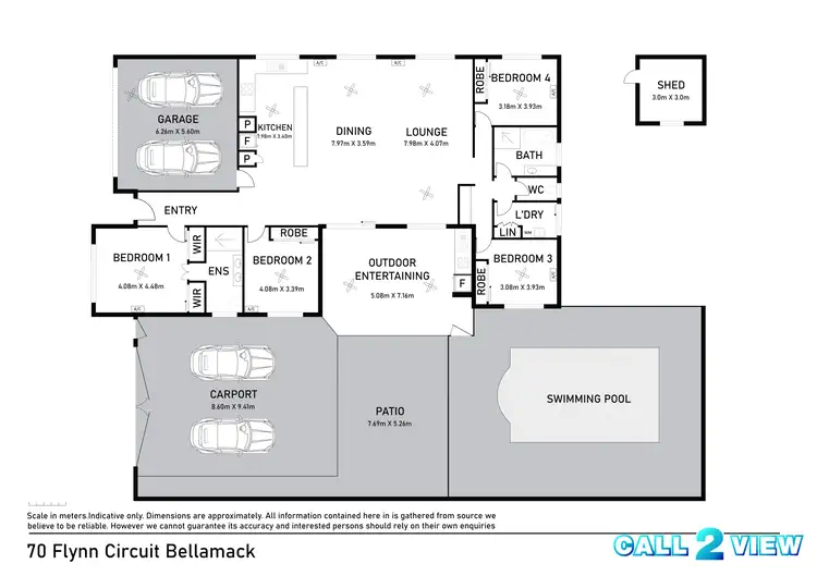 Floorplan of Homely house listing, 70 Flynn Circuit, Bellamack NT 832
