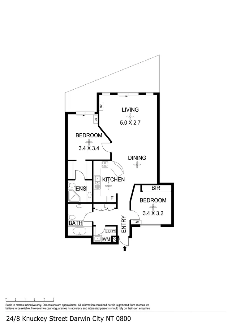 Floorplan of Homely house listing, 24/8 Knuckey Street, Darwin City NT 800