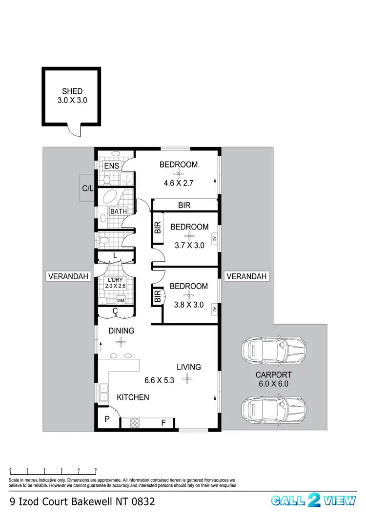 Floorplan of Homely house listing, 9 Izod Court, Bakewell NT 832