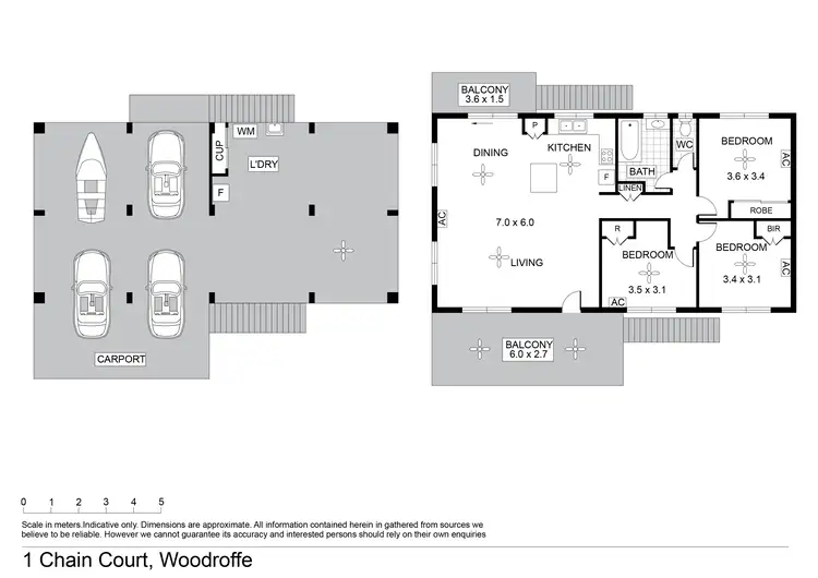 Floorplan of Homely house listing, 1 Chain Court, Woodroffe NT 830