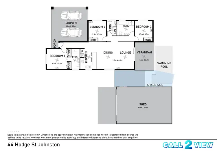 Floorplan of Homely house listing, 44 Hodge Street, Johnston NT 832